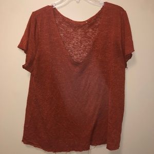 Urban Outfitters burnt orange shirt